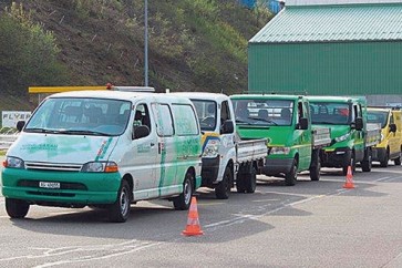 Fahrtraining für das Bauhandwerk