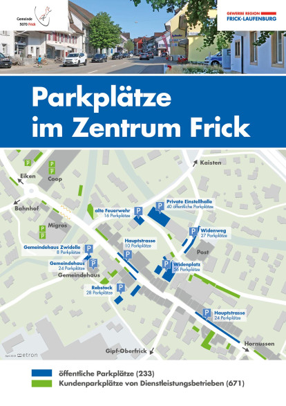 Parkplätze in Frick