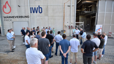 GEREF zu Besuch bei der neuen Wärmezentrale in Frick
