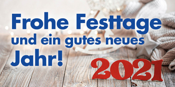 Frohe Festtage und ein gutes neues Jahr