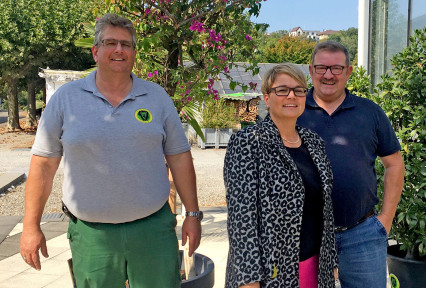 GEREF-Präsidentin Franziska Bircher (Mitte), Vizepräsident René Leuenberger (links) und VDL-Leiter Daniel Müller (rechts): «Es ist sehr schade. Aber in der heutigen Situation ist es nicht verantwortbar, Weihnachtsmärkte durchzuführen, bei denen die Schutzmassnahmen nicht umgesetzt werden können».